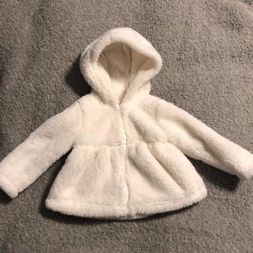 NWOT - Girls fleece coat - 12 months